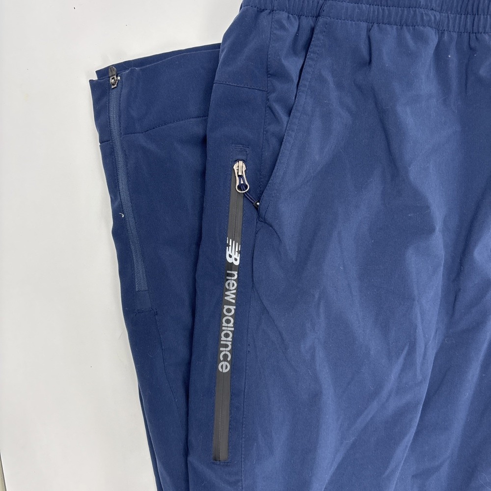 New Balance Mens Size XL All Motion Mesh Lined Joggers Running Blue Pants - Picture 3 of 5